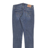 LEVI'S 524 Womens Jeans Blue Slim Skinny Denim Medium W26 L32 Stretch Zip