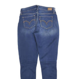 LEVI'S Womens Slim Blue Denim Light W28 L30 Skinny Zip Jeans
