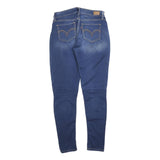 LEVI'S Womens Slim Blue Denim Light W28 L30 Skinny Zip Jeans