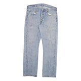 LEVI'S 501 Mens Jeans Blue Regular Straight Denim Light W32 L30 Classic Fit