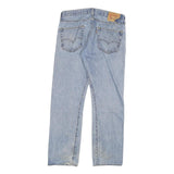 LEVI'S 501 Mens Jeans Blue Regular Straight Denim Light W32 L30 Classic Fit
