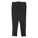 LEVI'S Womens Black Slim Skinny Denim Jeans W31 L27 Distressed Details