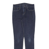 LEVI'S Womens Slim Fit Skinny Denim Jeans Blue W28 L32 Classic Cotton Blend Zip