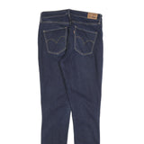 LEVI'S Womens Slim Fit Skinny Denim Jeans Blue W28 L32 Classic Cotton Blend Zip