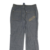 BASIC HOUSE Mens Jeans Blue Regular Straight Denim W34 L30 Vintage Style
