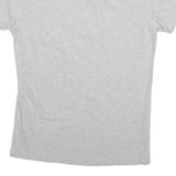 DIESEL Mens Grey & Blue Denim Collar Cotton Blend Short Sleeve Polo Shirt M