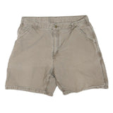 CARHARTT Mens Shorts Beige Casual Plain M W34 Workwear Durable Cotton