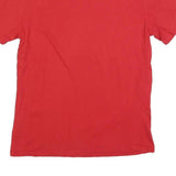 GUESS Mens Red Graphic T-Shirt M Short Sleeve Crew Neck Cotton Blend