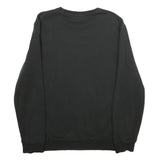 PUMA Mens Black Sweatshirt Crew Neck M Cotton Blend Logo Pullover