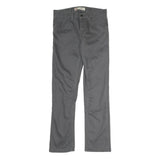 LEVI'S Mens Cotton Grey Slim Straight Trousers W29 L29 Casual Comfortable Zip