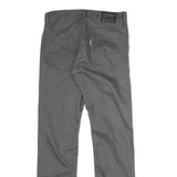 LEVI'S Mens Cotton Grey Slim Straight Trousers W29 L29 Casual Comfortable Zip