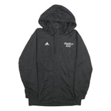ADIDAS Mens Black Grand Valley State Lacrosse Hooded Zip Jacket Polyester S