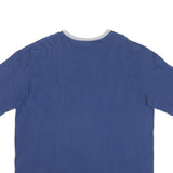 TOMMY HILFIGER Mens Blue Crew Neck T-Shirt XL Cotton Blend Casual Short Sleeve