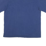 TOMMY HILFIGER Mens Blue Crew Neck T-Shirt XL Cotton Blend Casual Short Sleeve