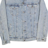 LEVI'S Mens Blue Denim Button Cotton Jacket M Classic Casual Outerwear