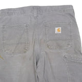 CARHARTT Mens Shorts Grey Casual Relaxed Fit M W30 Workwear Utility Cotton Blend
