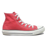 CONVERSE Chuck Taylor All Star Womens Red Canvas High Top Trainers UK 5.5