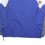 NFL Mens Blue & Grey Team Jacket L Polyester Blend Zip Sportswear Casual