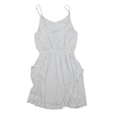 GAP Womens Grey Cotton Spaghetti Strap Day Dress Size M Comfortable Casual