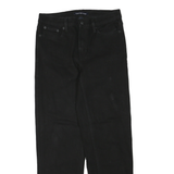 Calvin Klein Womens Black Regular Fit Straight Denim Medium Wash W30 L28 Classic