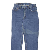 LEVI'S Womens Regular Fit Blue Denim Jeans W30 L30 Zip Classic Pockets