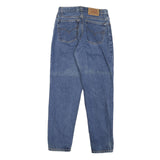 LEVI'S Womens Regular Fit Blue Denim Jeans W30 L30 Zip Classic Pockets