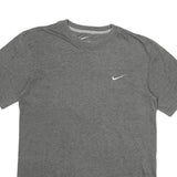 NIKE Mens Grey Classic T-Shirt M Short Sleeve Crew Neck Cotton Comfortable