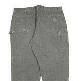 CARHARTT Mens Jeans Green Relaxed Straight Denim Medium W44 L30 Workwear
