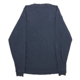 CARHARTT Mens Blue Long Sleeve T-Shirt S Crew Neck Cotton Pocket