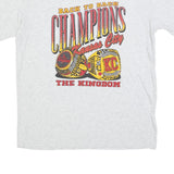 WHERE IM FROM Mens Grey Back To Back Champions Graphic T-Shirt XL Crew Neck