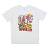 WHERE IM FROM Mens Grey Back To Back Champions Graphic T-Shirt XL Crew Neck