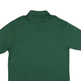 POLO RALPH LAUREN Mens Green Yellow Pony Short Sleeve Plain Polo Shirt L