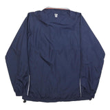 STARTER Mens Navy & Orange Zip Polyester Track Jacket M Sports Casual