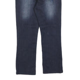 SOKU Womens Jeans Blue Regular Straight Denim Medium W30 L28 Embroidered Back