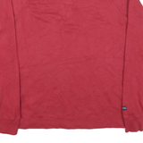 JANSPORT Womens Red Chico State Mom 1/4 Zip Sweatshirt M Casual College Style