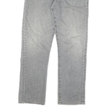 LEVI'S 504 Mens Jeans Grey Regular Straight Denim Medium W36 L30 Zip Cotton