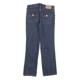 TRUE RELIGION Girls Jeans Blue Slim Straight Denim Medium W28 L29 Stylish Zip