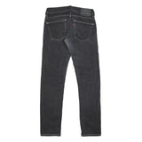 LEVI'S 511 Skinny Slim Mens Jeans Black Denim W29 L30 Zip Cotton