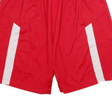 JORDAN Mens Red Casual Polyester Shorts L W32 Sportswear Summer
