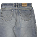 WRANGLER Womens Denim Blue Casual Shorts L W36 Classic Cotton Blend Relaxed Fit