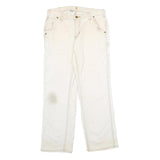 CARHARTT Womens Cotton Blend Beige Classic Straight Trousers W30 L30 Workwear