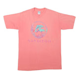 PSI Womens Pink Cotton Blend T-Shirt L Short Sleeve Crew Neck Casual Wear