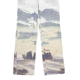 JADED LONDON Womens Jeans White & Blue Regular Straight Denim W26 L34 Landscape