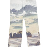 JADED LONDON Womens Jeans White & Blue Regular Straight Denim W26 L34 Landscape