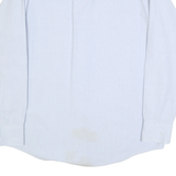 LEE Mens Light Blue Shirt XL Cotton Western Style Long Sleeve Button Fastening