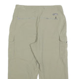 COLUMBIA Womens Relaxed Beige Cargo Zip Trousers W30 L21 Outdoor Casual