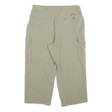 COLUMBIA Womens Relaxed Beige Cargo Zip Trousers W30 L21 Outdoor Casual