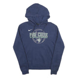 NIKE Womens Blue Pine Creek Volleyball Pullover Hoodie M Cotton Blend
