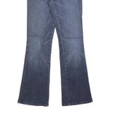 7 FOR ALL MANKIND Womens Jeans Blue Slim Flared Denim Medium W26 L28 Stylish
