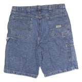 WRANGLER Mens Denim Blue Casual Shorts L W36 Cotton Classic Fit Pocketed